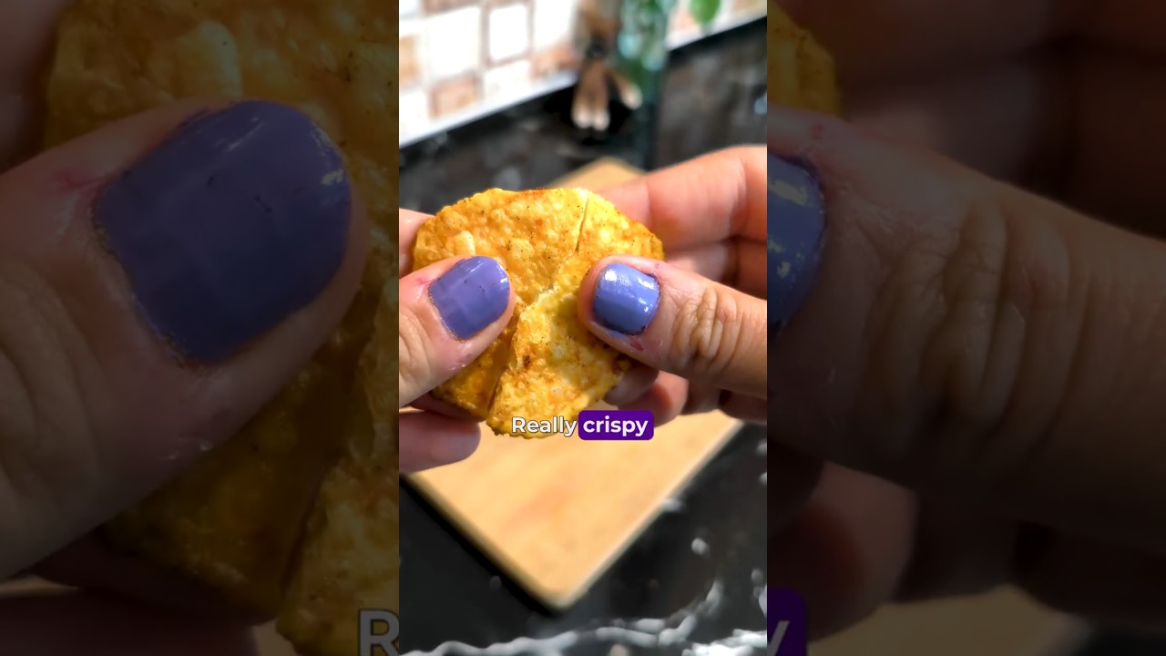 Perfect CRISPY Potato Chips (No Deep Fry) @TastyIri_en #potatochips #shorts #healthyhack Perfect CRISPY Potato Chips (No Deep Fry) @TastyIri_en #potatochips #shorts #healthyhack