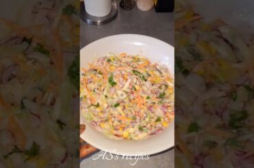 HEALTHY VEGETABLES SALAD || AS'S RECIPES #SHORTS #FYP #FOOD #COOKING
