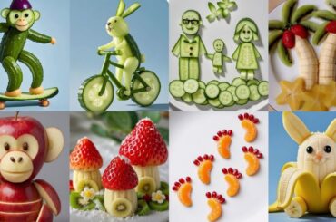 Ramzan Special Fruit & Vegetable Salad Decoration | Easy Iftar Plating Ideas 2026