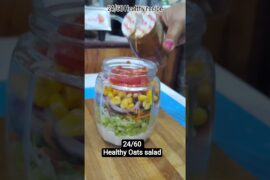 24/60 Healthy Recipes "Oats Healthy salad" #healthydiet #HealthyRecipes #saladrecipes #healthysalad