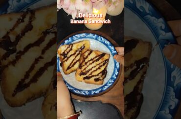 Banana Sandwich Recipe | Sweet & Quick Breakfast Idea Recipe By Rukaiya home vlogs