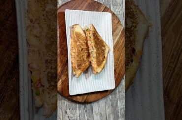 HIGH PROTEIN SANDWICH / HEALTHY PANEER And VEGETABLES SANDWICH #recipe #shorts