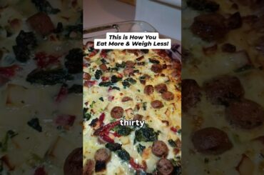 Healthy Weight Loss Breakfast #eatmoreweighless #weightlossbreakfast #mensweightloss