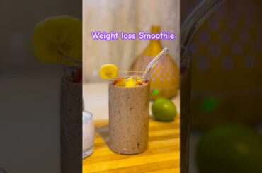 Overnight Weight loss smoothie 4 #overnightoats #healthy #weightloss #smoothie #drink #shorts #food