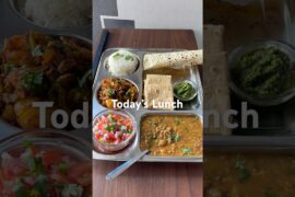Healthy Lunch Thali #indianfood #lunchideas #viral #shorts