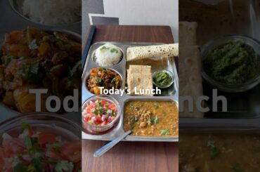 Healthy Lunch Thali #indianfood #lunchideas #viral #shorts