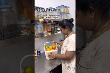Day305:Vangibath #food #cooking #tamil #recipe #lunch #home #kitchen #school #chicken #drink #fruit