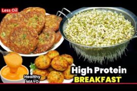 High Protein Easy Breakfast Recipes | Tiffin Recipes | Healthy Breakfast Ideas | Lunch Box Ideas