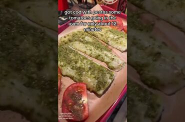 Easy dinner ideas Healthy dinner Dinner in 15 minutes Quick and easy dinner Baked cod Asparagus