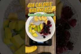 High Fiber High Volume Oats-Chia-Avocado #fatloss #food #weightloss