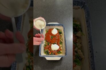 GROUND CHICKEN LASAGNA l EASY & HEALTHY DINNER