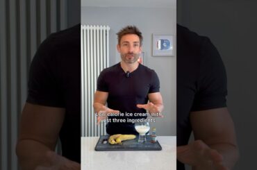 How to make low calorie ice-cream with just 3 ingredients.