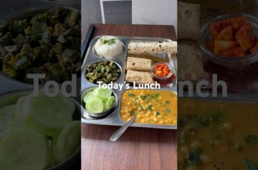 Healthy Lunch Jain Thali #lunchideas #indianfood #viralvideo  #shorts