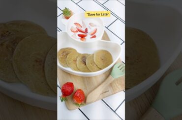 10 Month Baby Breakfast Idea  EggYolk Oat Pancakes for Baby Led Weaning @LittleBitesKitchen-r8m
