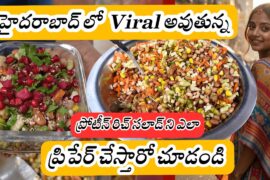 Hyderabad Viral Protein Rich Salad Recipe @StreetFoodZone