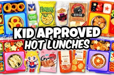 HOT LUNCHES and NO SANDWICHES! School Lunch Ideas Kids will LOVE!