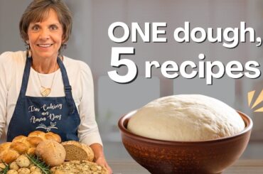 I Made 5 Breads From One Dough - 5 EASY Bread Recipes to Make at Home