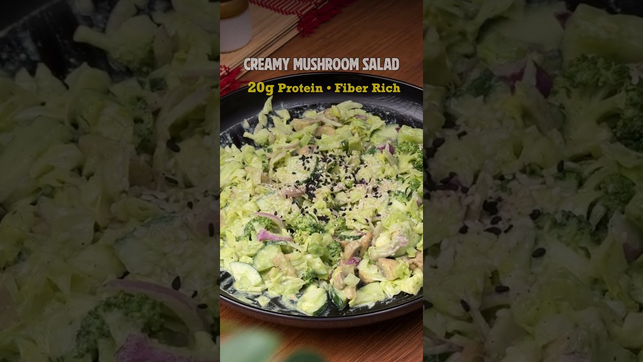 Creamy Mushroom Broccoli Salad Creamy Mushroom Broccoli Salad
