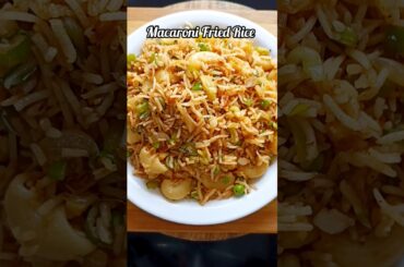 #cookwithniku #macroni #friedricerecipes #friedrice #trending #healthy #viral #viralshort #recipe