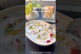 No Cook Weight loss Chia Pudding | Healthy Breakfast Idea | Weight loss Dessert #chiapudding #shorts