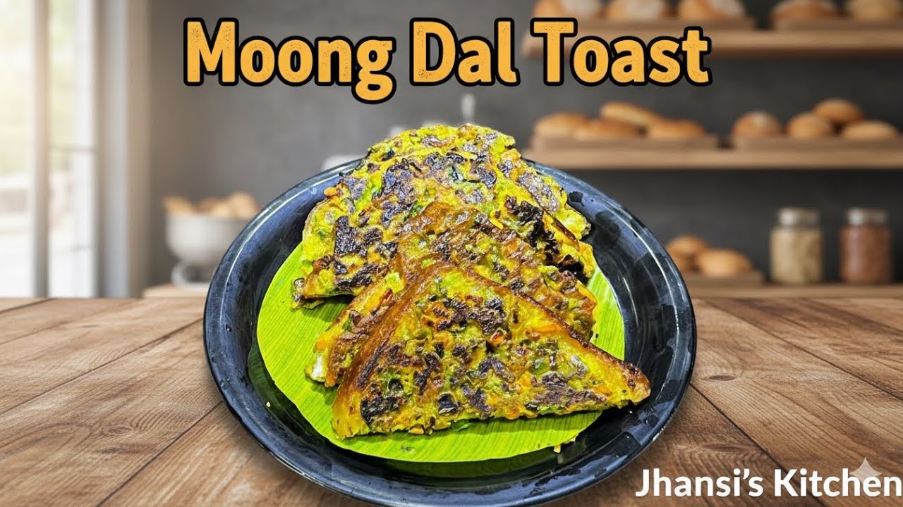 Moong Dal Toast Recipe | Healthy Protein Bread Toast | Chef Venkatesh Bhat Moong Dal Toast Recipe | Healthy Protein Bread Toast | Chef Venkatesh Bhat