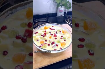 Easy Fruit Custard #ritusculinaryarts #viralvideo
