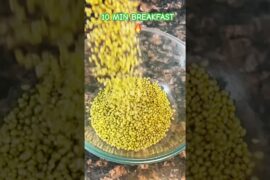 Crispy Pesarattu in 10 Minutes | Healthy Breakfast Recipe #food #ytshorts #shorts #pesarattu