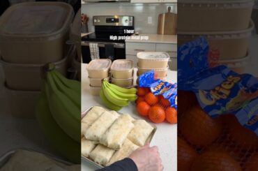1 hour high protein meal prep