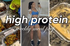 MEAL PREP WITH ME | *high protein* recipes, busy mom meal prep, healthy dessert,& more!