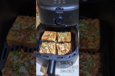 Feta Cheese Veggie Toast | Healthy Breakfast Recipe | Easy Airfryer recipe
