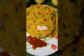 Street Style Suji Chila - Healthy &Testy Breakfast #instantrecipe  #weightless #cookingshorts