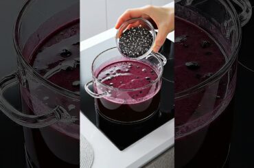 Simple Antioxidant Rich Blueberry Jam #shorts