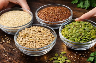 BROT aus nur 4 Samen in 5 Minuten! Ohne Mehl und Zucker! Ein gesundes und schnelles Rezept!