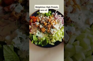 Weightloss High Protein Salad #shorts #youtubeshorts #viral #weightloss #highprotein #trending #food