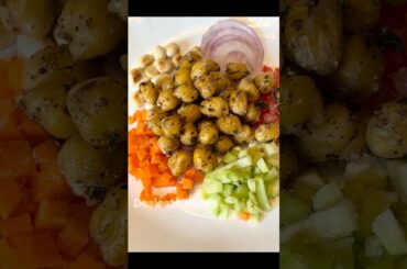 High Protein Chickpea Salad for Weight loss #shorts #viral #trendingshorts