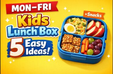 5 Days Healthy Lunch Box & Snacks Box Plan | Monday to Friday | #vaishusdiary #planner #kidslunchbox
