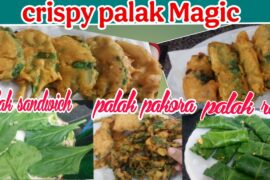 Crispy palak sandwich Roll and pakora|Healthy and tasty iftar menu ideas | Ramzan special | It's my