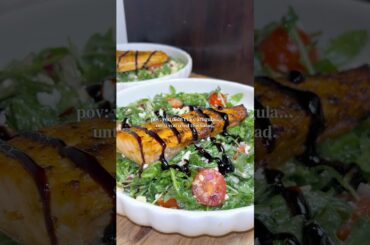 Stop hating arugula. Try this instead!#arugula #dinnerideas #salad #healthydinner #easyrecipe