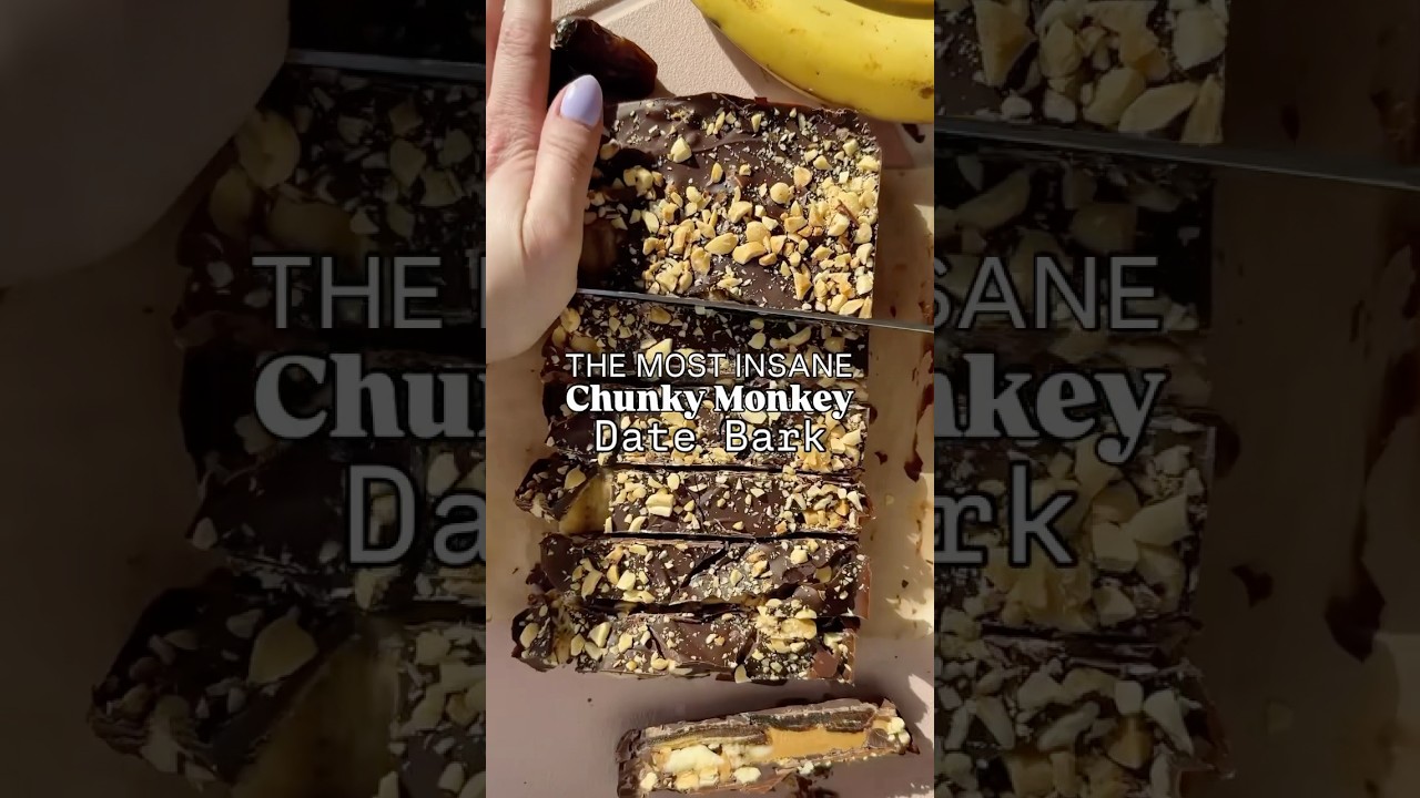 Chunky Monkey Date Bark #recipe #easyrecipe #dessertrecipe #healthyrecipes Chunky Monkey Date Bark #recipe #easyrecipe #dessertrecipe #healthyrecipes