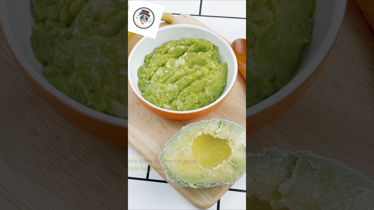 10 Month Baby Snack | Banana Avocado Mash for Baby Led Weaning @LittleBitesKitchen-r8m 10 Month Baby Snack | Banana Avocado Mash for Baby Led Weaning @LittleBitesKitchen-r8m