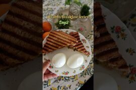 Healthy Breakfast Series | Day 2 | Kaddu ka healthy Sandwich |  #food #ytshorts