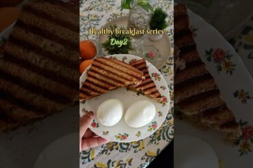 Healthy Breakfast Series | Day 2 | Kaddu ka healthy Sandwich |  #food #ytshorts