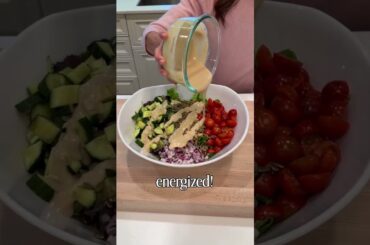 Mediterranean white bean Salad #recipe#healthy