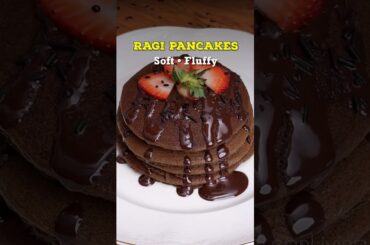 Ragi Chocolate Pancakes