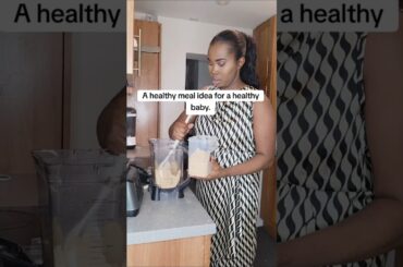 A healthy meal Idea for a healthy baby. #babyfood #babyfoodideas #toddlerfood #toddlerfoodideas