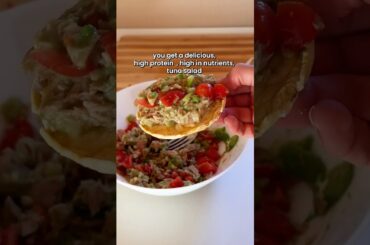 5-Minute High Protein Tuna Salad #shorts #healthy #easyrecipe