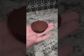 Chocolate peanut butter Reese's cup(protein)#recipe #foodasmr #food #cooking  #healthy
