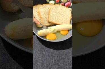 Just add Egg with Banana and Bread! it’s so yummy |Easy breakfast #shorts #recipe
