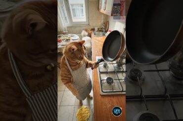 This Cat Just Ruined Breakfast #cooking #shorts