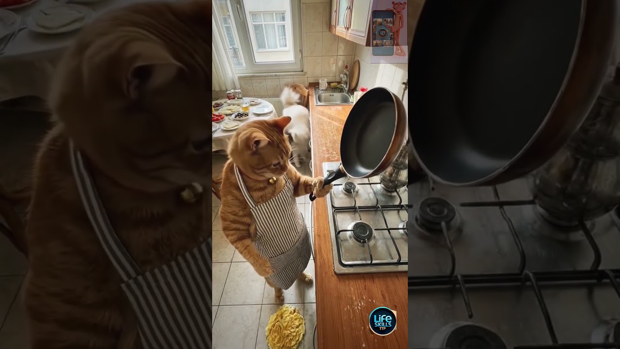 This Cat Just Ruined Breakfast #cooking #shorts This Cat Just Ruined Breakfast #cooking #shorts